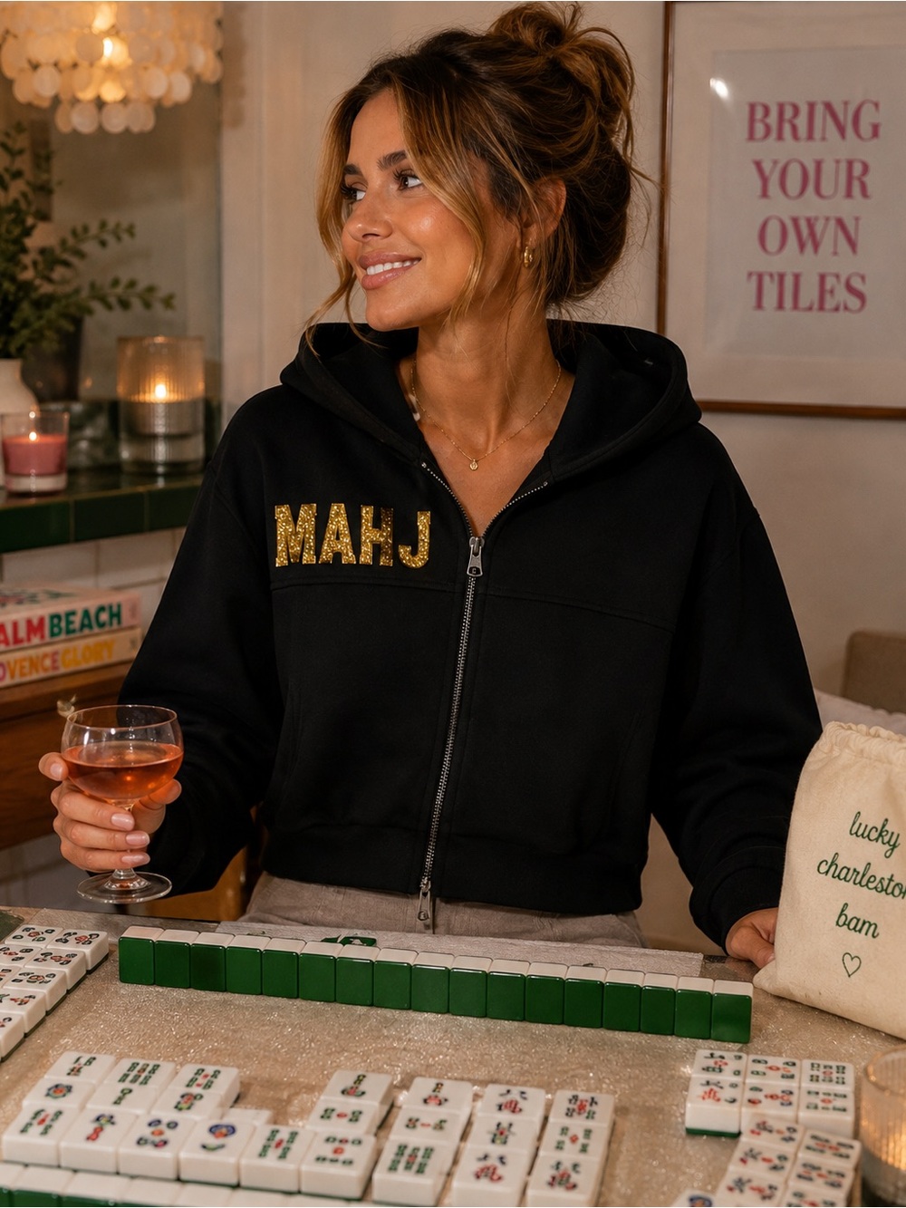 LIV outdoor Mahjong hoodie